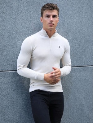 White Blakely Oxbridge Jumper | KOZD-28136