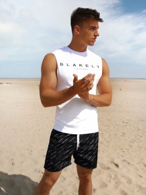 White Blakely Sarasota Sleeveless Tee | NQCW-61294