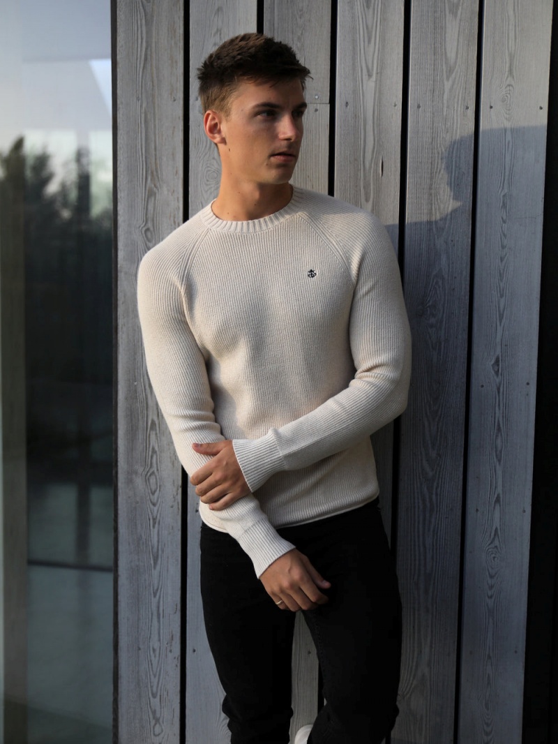 Beige Blakely Olton Knit Jumper | DJMQ-94013