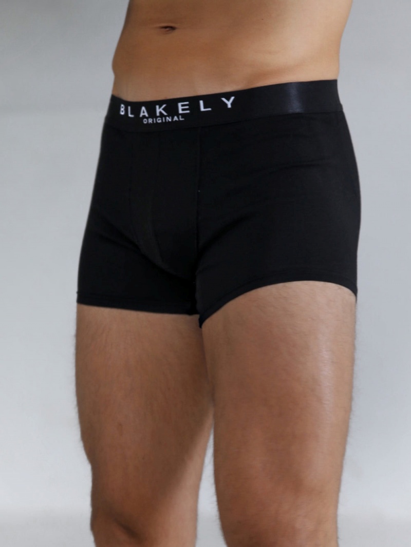 Black 3 Pack Blakely BLK Boxers | YXGB-68145