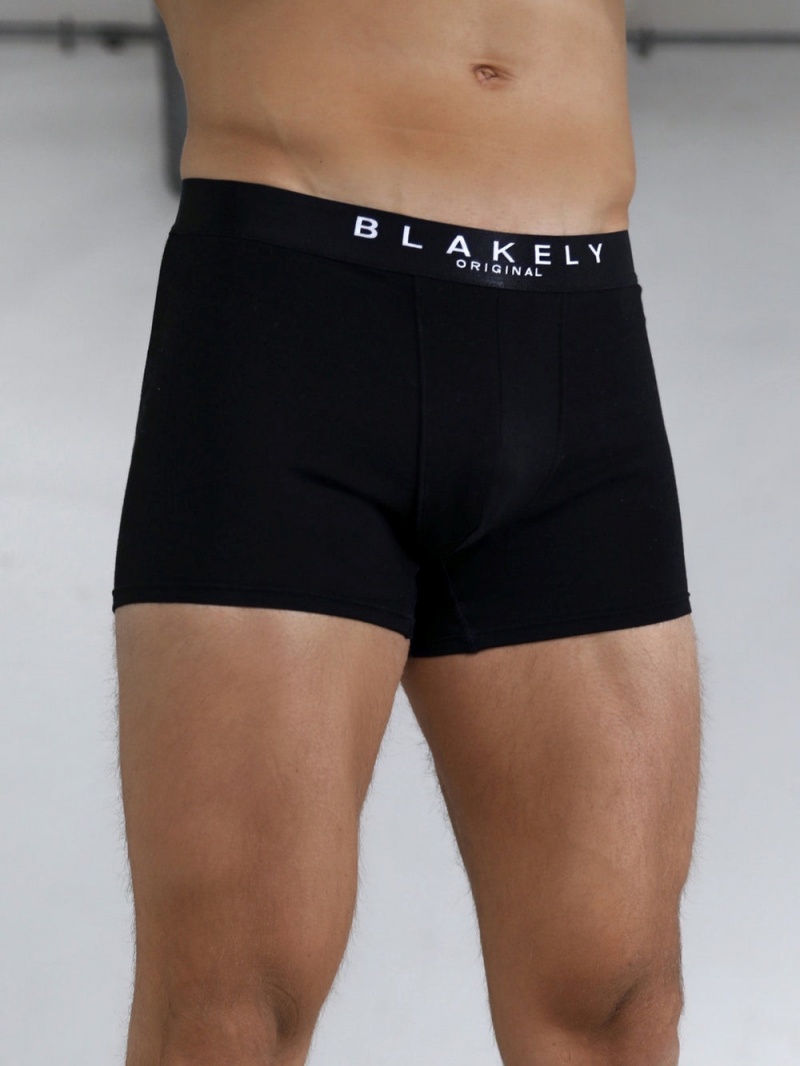 Black 3 Pack Blakely BLK Boxers | YXGB-68145