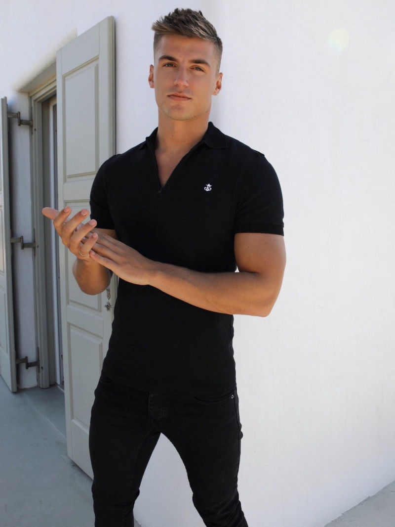 Black Blakely Aspen Polo | QRUF-65973