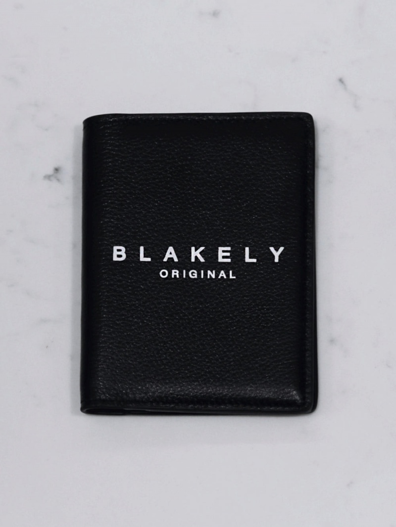 Black Blakely BLK Passport Holder | NGSU-13956