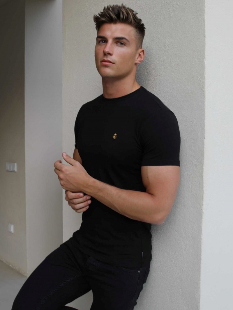 Black Blakely Conway T-Shirt | ITGJ-54089