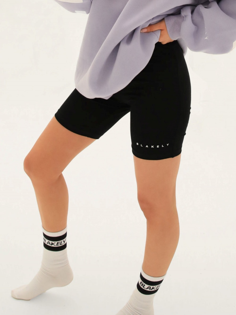 Black Blakely Halle Cycle Shorts | MOJG-16485