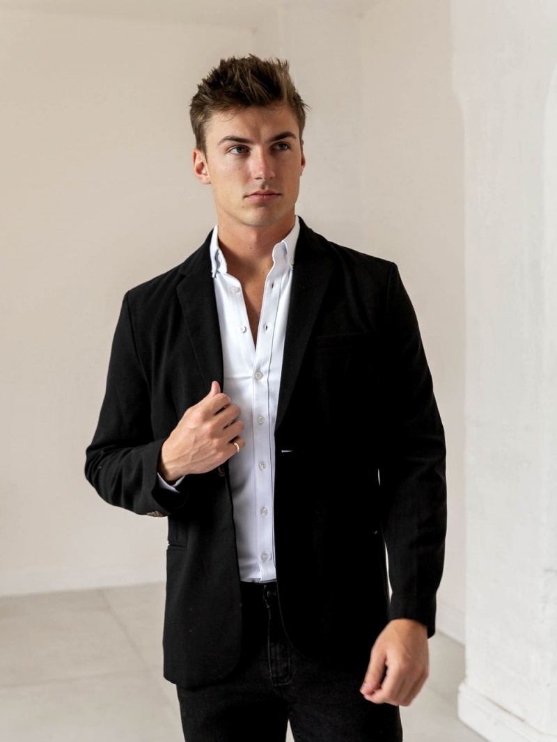 Black Blakely Haywood Blazer | FZIU-68320