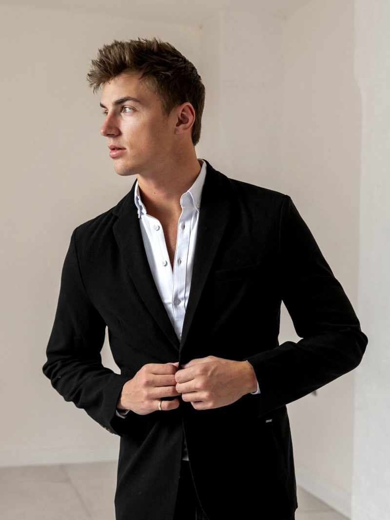 Black Blakely Haywood Blazer | FZIU-68320