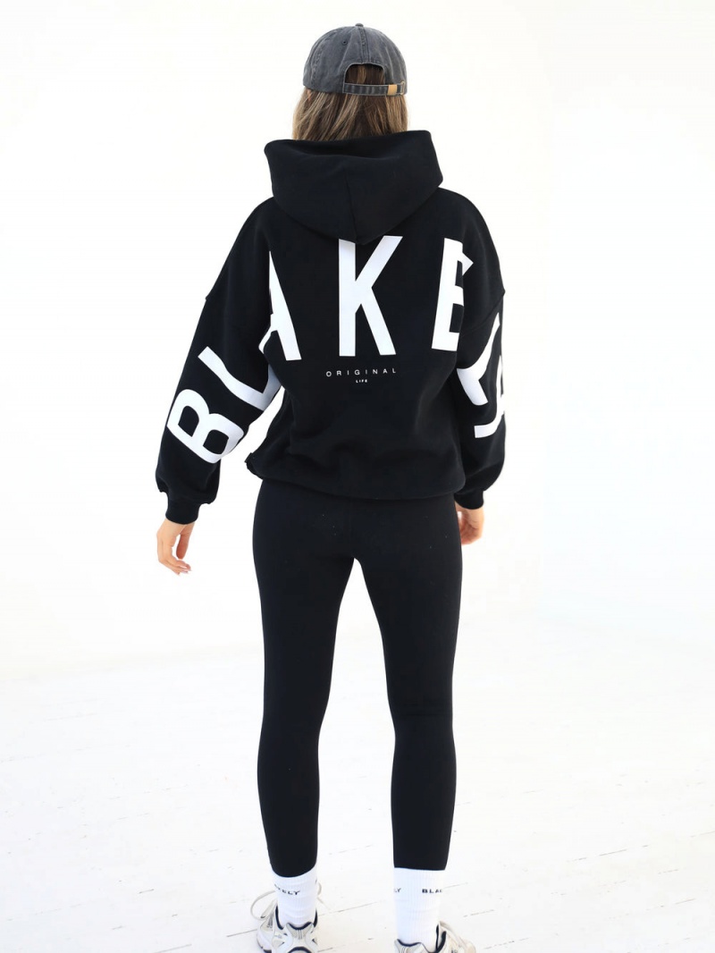Black Blakely Isabel Oversized Hoodie | BMLK-04968