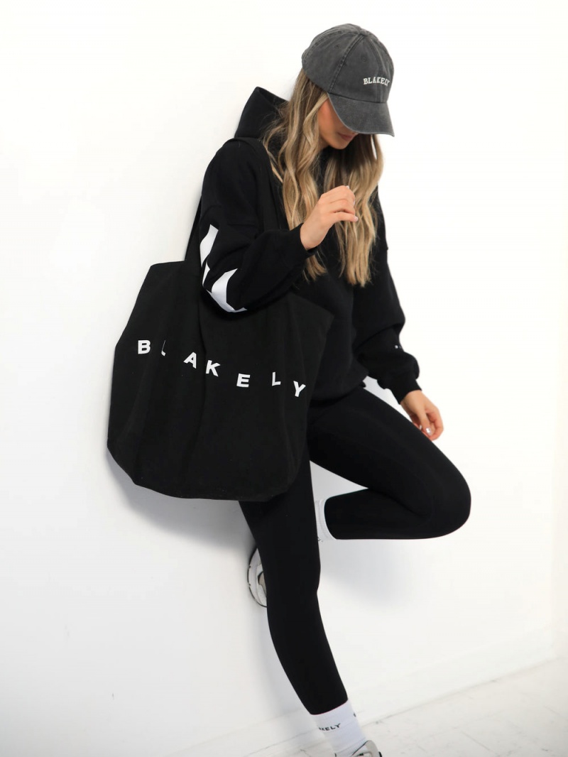 Black Blakely Isabel Oversized Hoodie | BMLK-04968