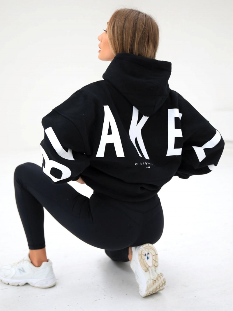 Black Blakely Isabel Oversized Hoodie | BMLK-04968
