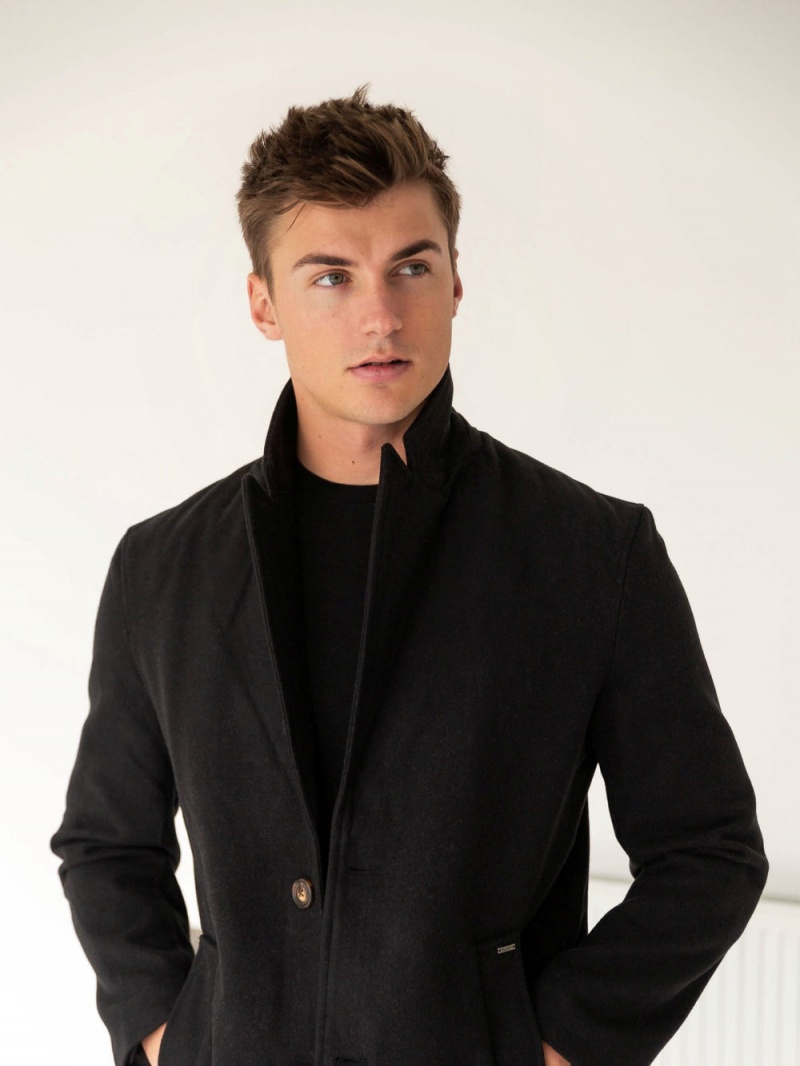 Black Blakely Knightsbridge Tailored Coat | XKPF-41752
