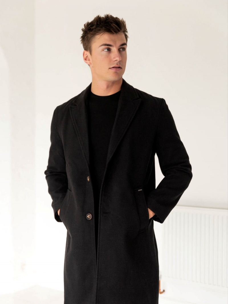 Black Blakely Knightsbridge Tailored Coat | XKPF-41752