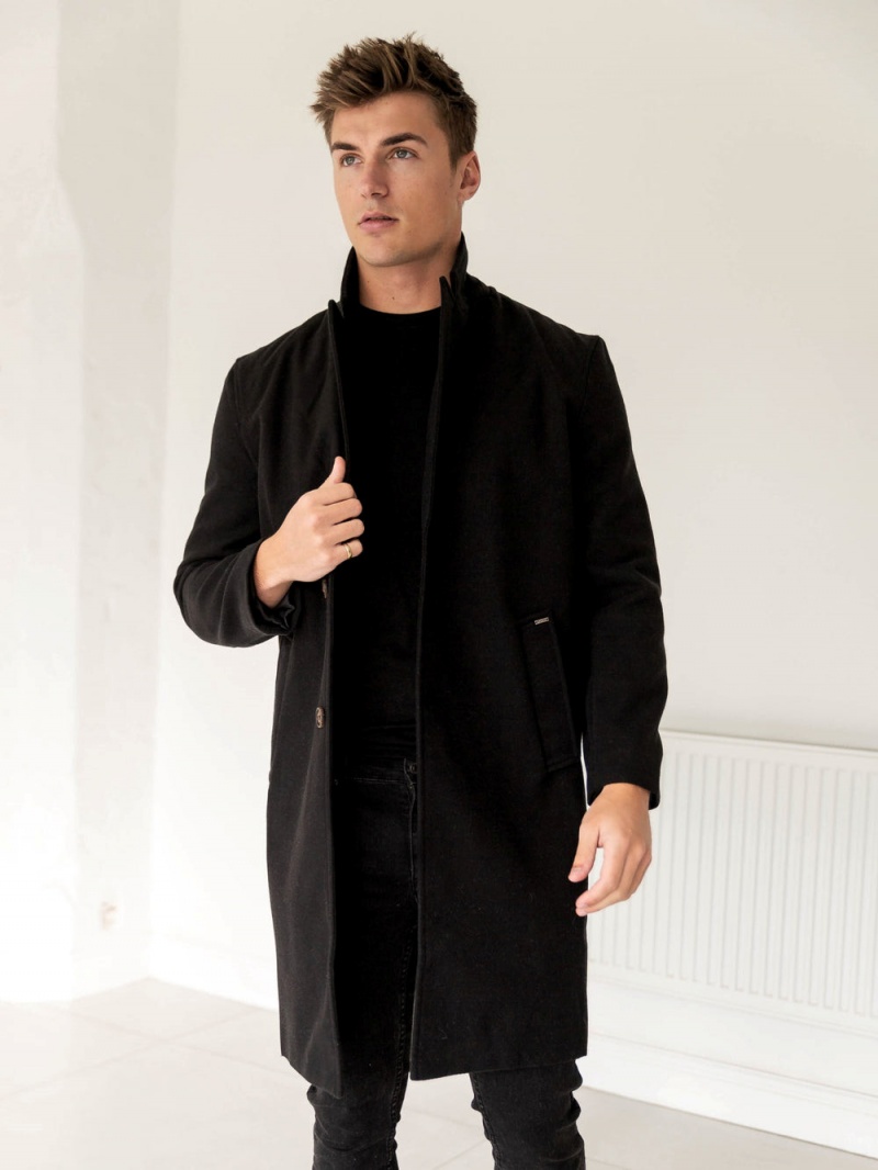 Black Blakely Knightsbridge Tailored Coat | XKPF-41752