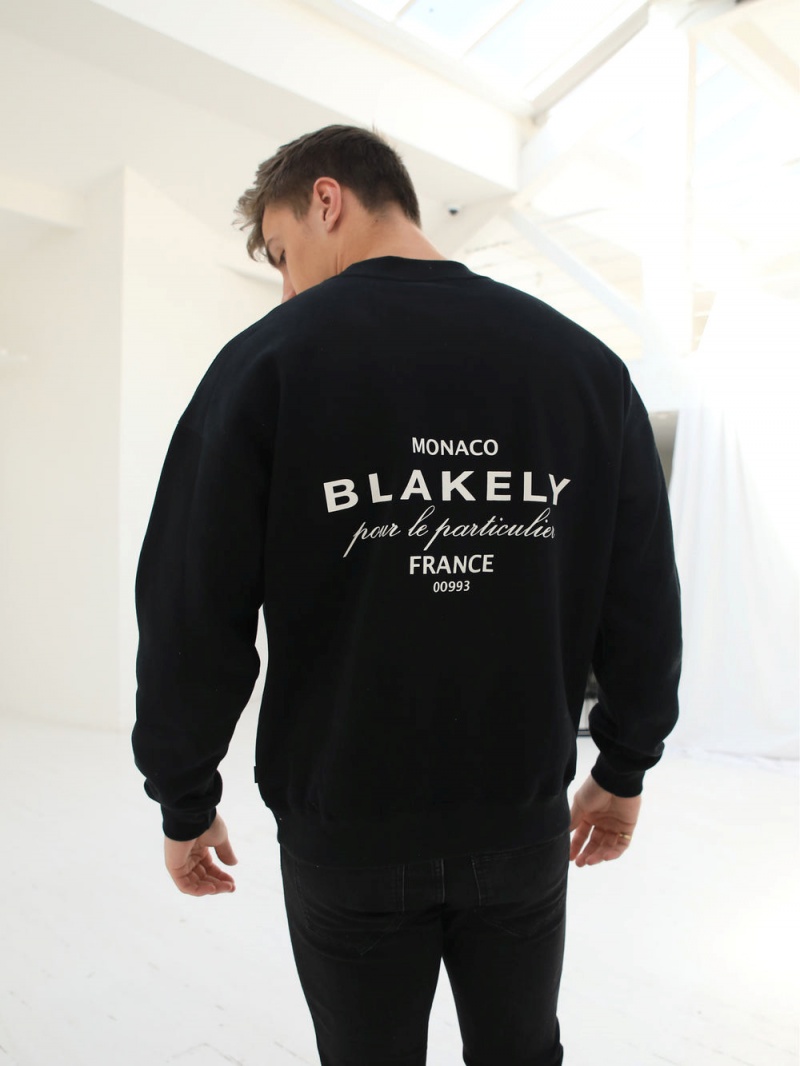 Black Blakely Monaco Jumper | HYMO-84016