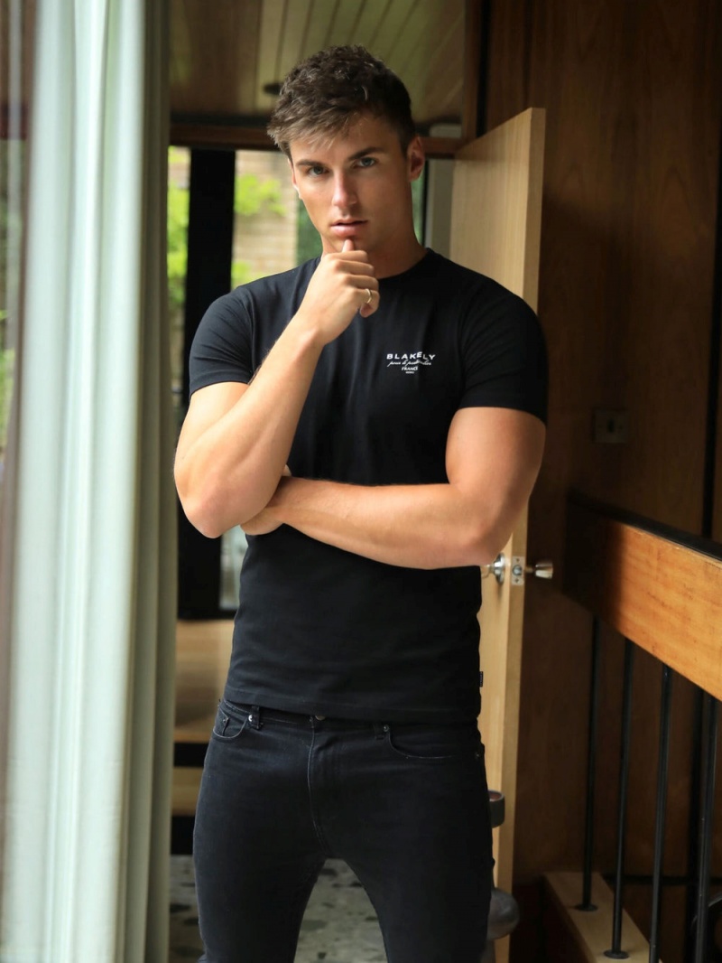 Black Blakely Monaco T-Shirt | WICV-43578