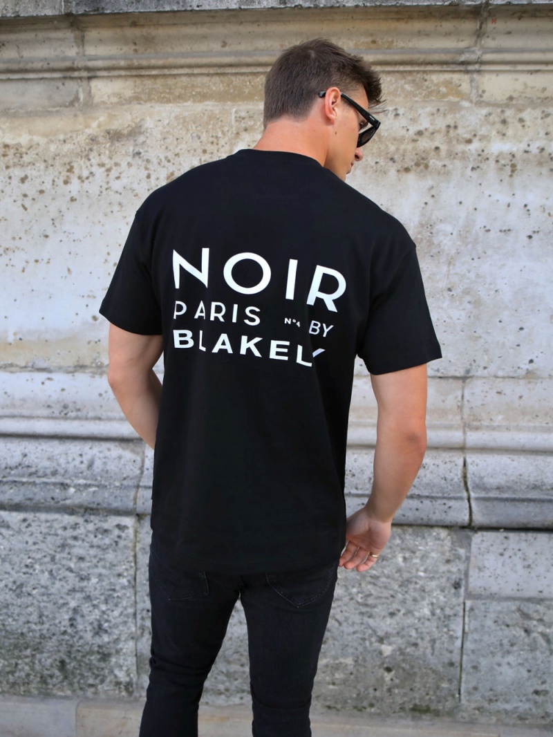 Black Blakely Noir Relaxed T-Shirt | PRJC-18906