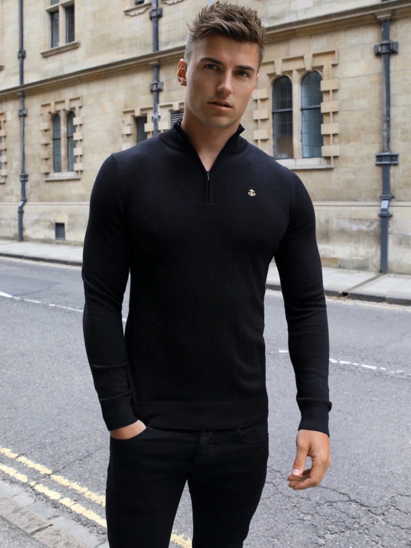 Black Blakely Oxbridge Jumper | COZN-92853