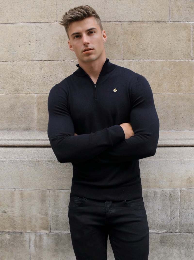 Black Blakely Oxbridge Jumper | COZN-92853