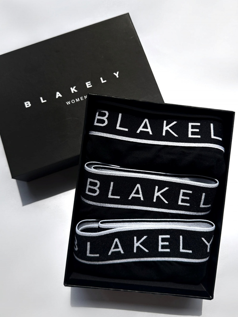 Black Blakely Phoebe Thong 3 Pack | WEAJ-83710