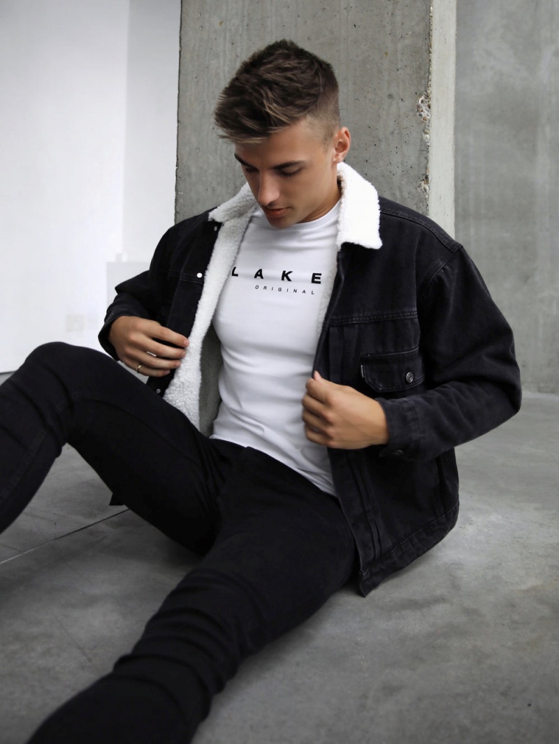 Black Blakely Raleigh Denim Jacket | KENT-56841