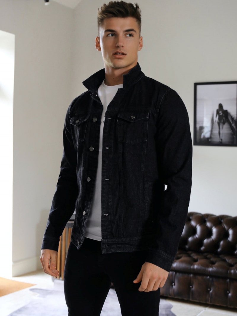 Black Blakely Soho Denim Jacket | LMTU-47125
