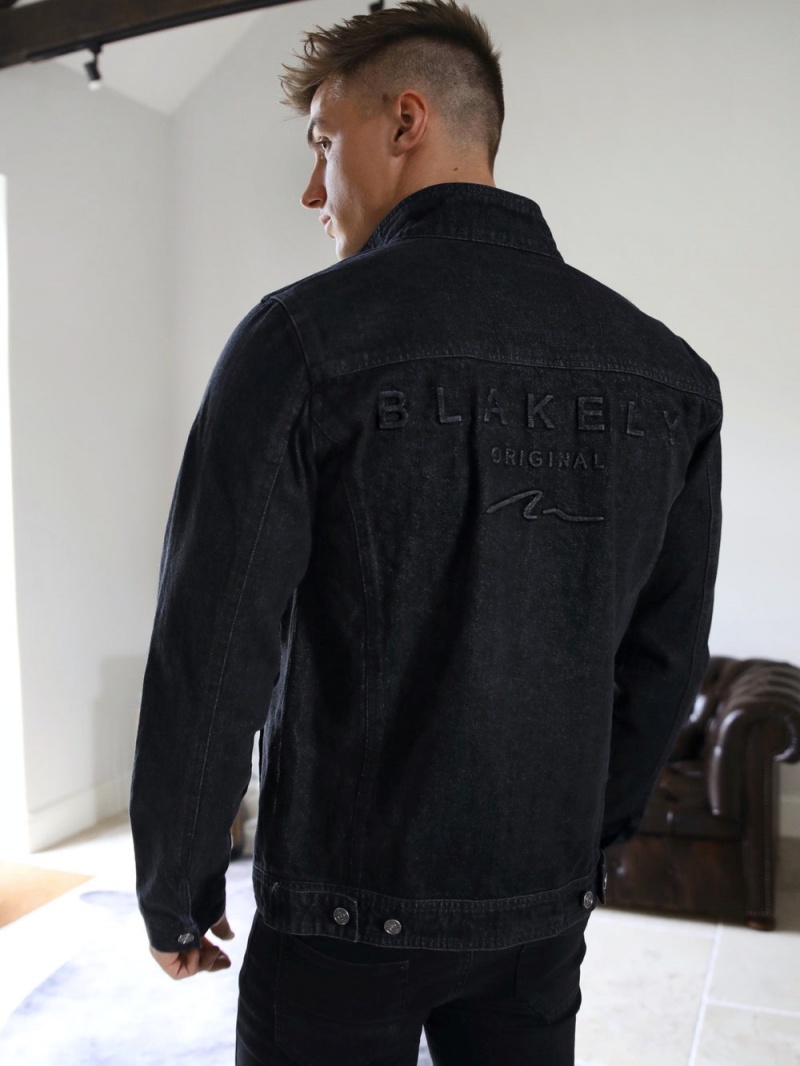 Black Blakely Soho Denim Jacket | LMTU-47125