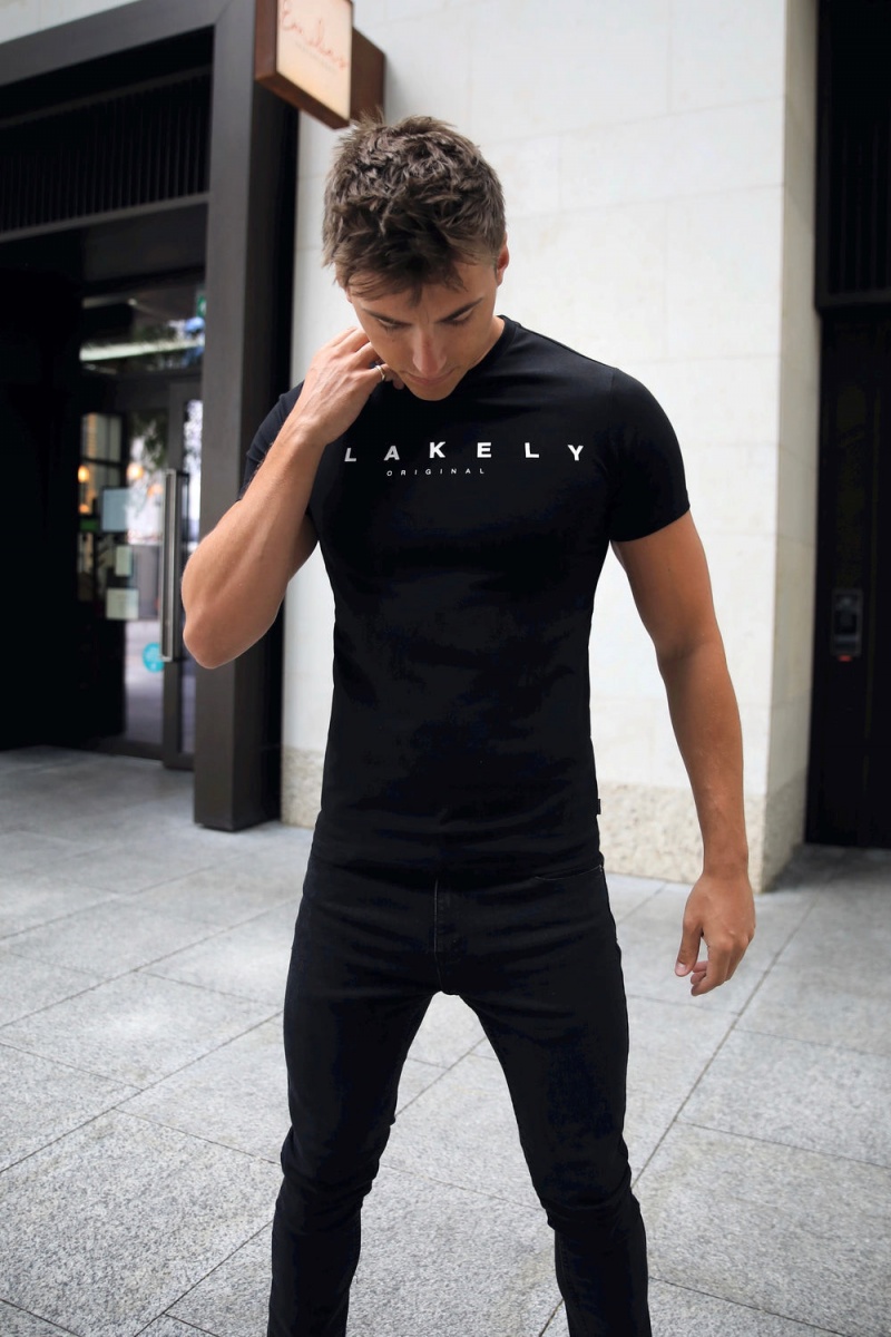 Black Blakely Torcross T-Shirt | VDGO-60983