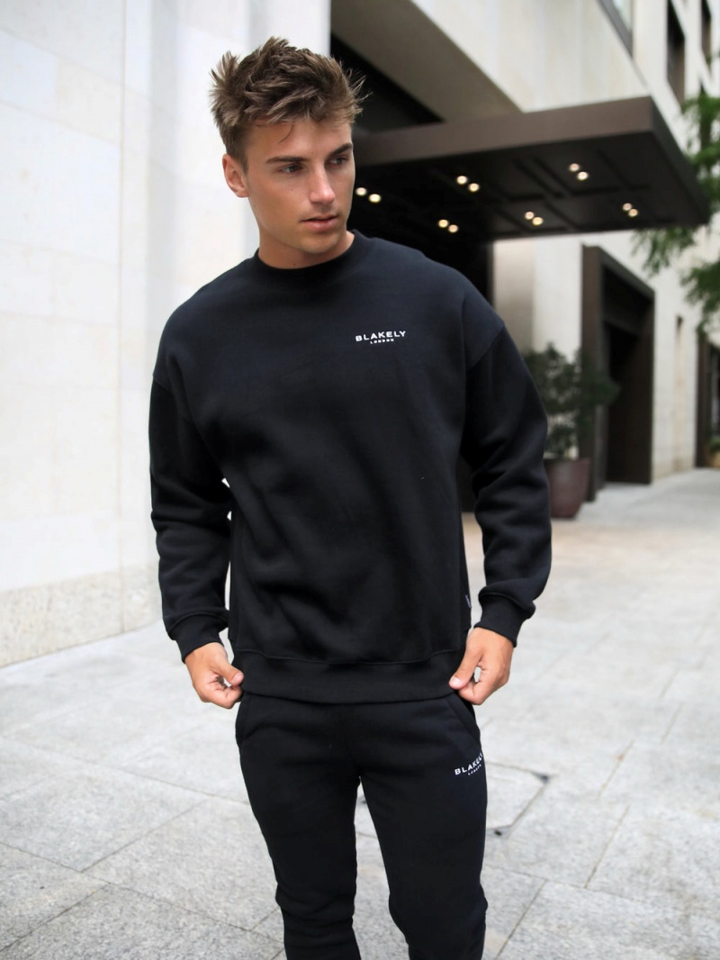 Black Blakely Universal Relaxed Jumper | RMLH-79534