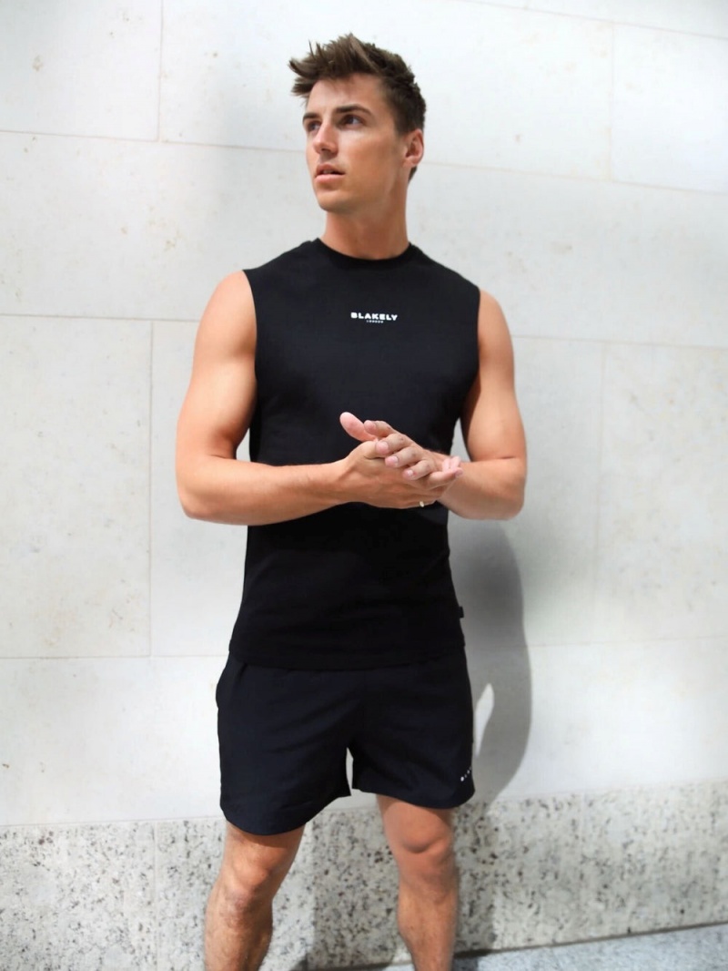 Black Blakely Universal Sleeveless Tee | WEOX-23715