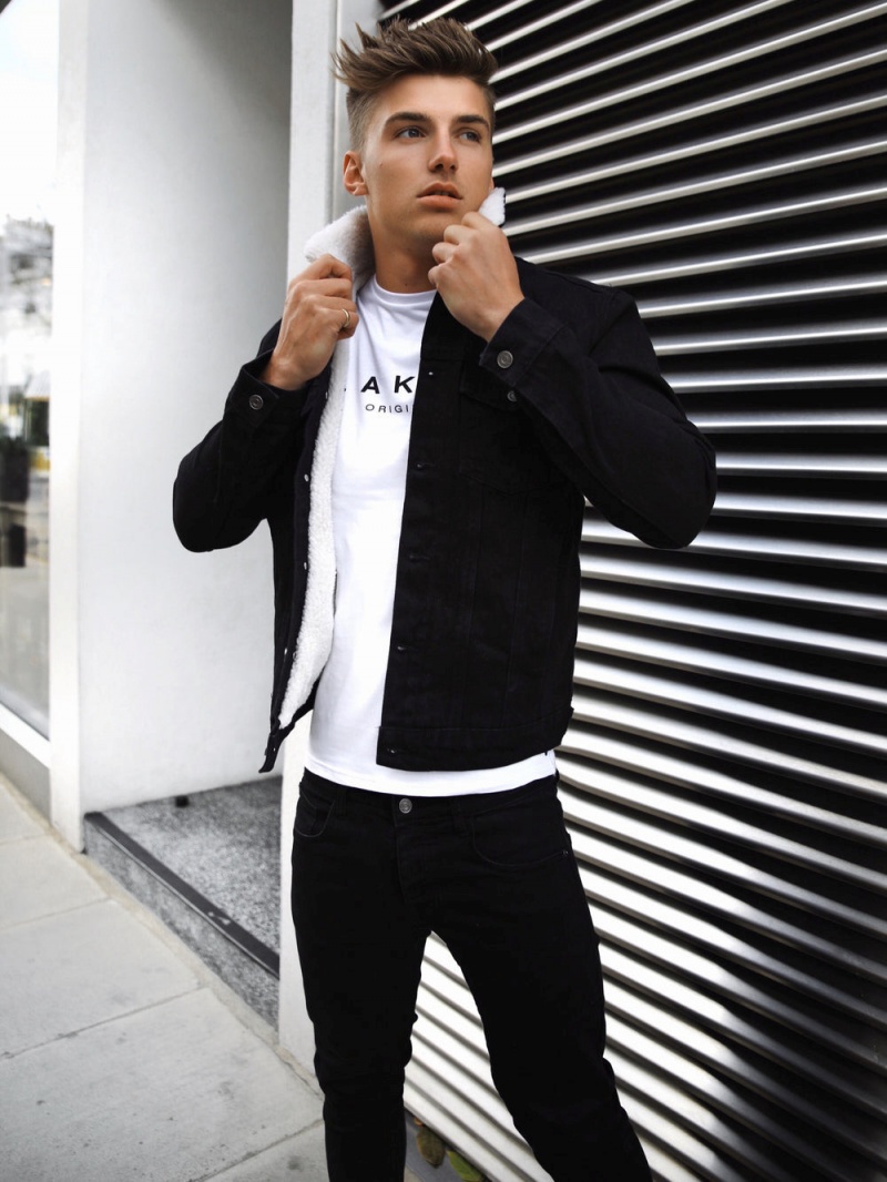 Black Blakely Vancouver Denim Jacket | BTWL-58376