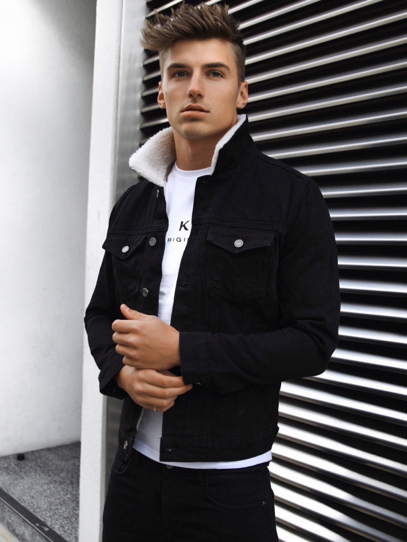 Black Blakely Vancouver Denim Jacket | BTWL-58376