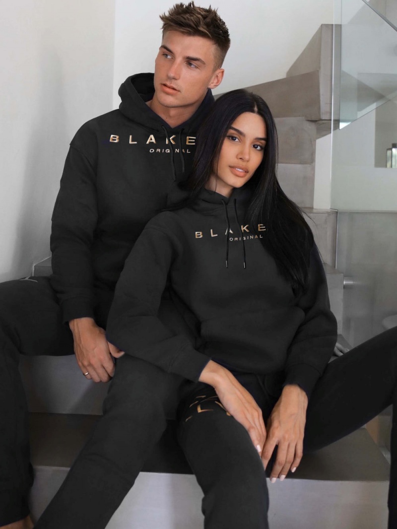 Black Blakely Vatolla Hoodie | EFSL-59416