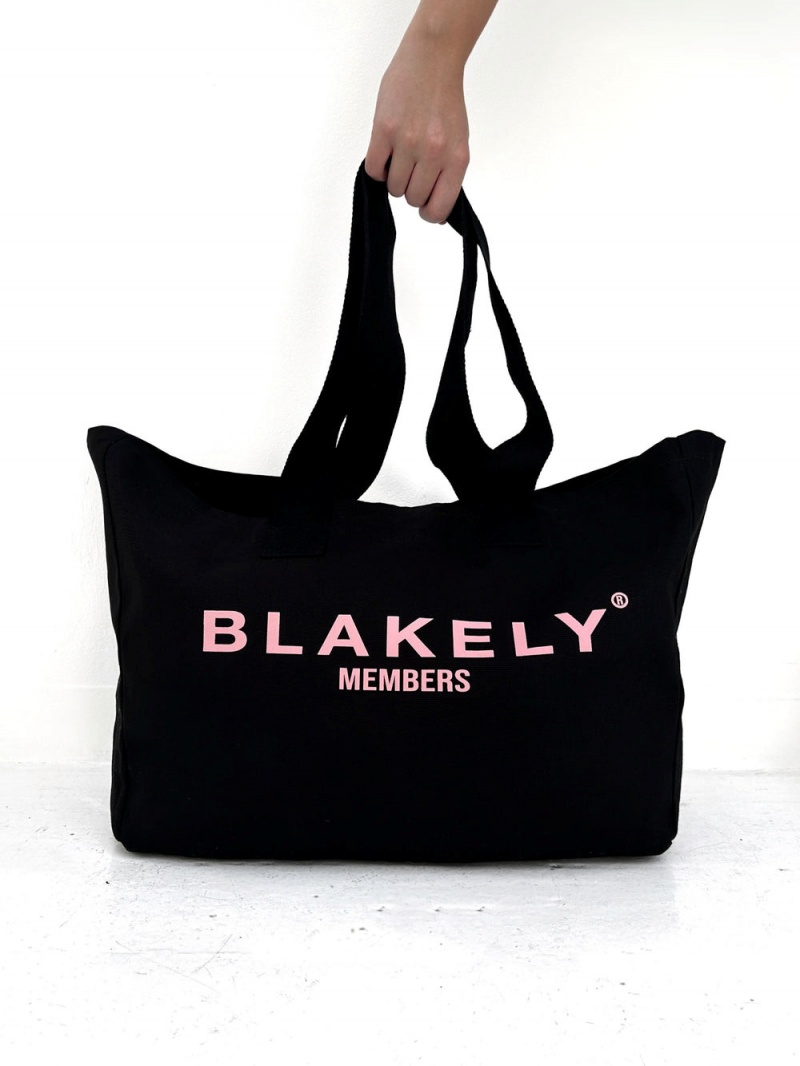 Black & Pink Blakely Members Tote Bag | HQXN-34978