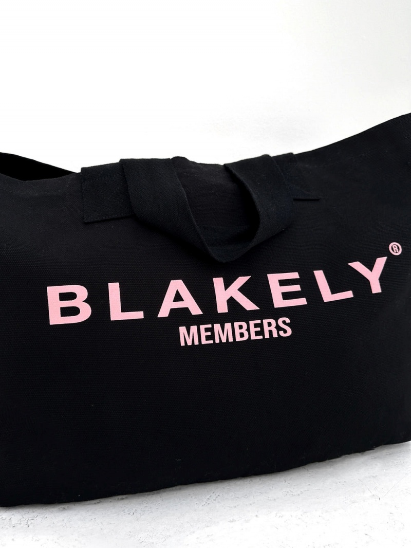 Black & Pink Blakely Members Tote Bag | HQXN-34978