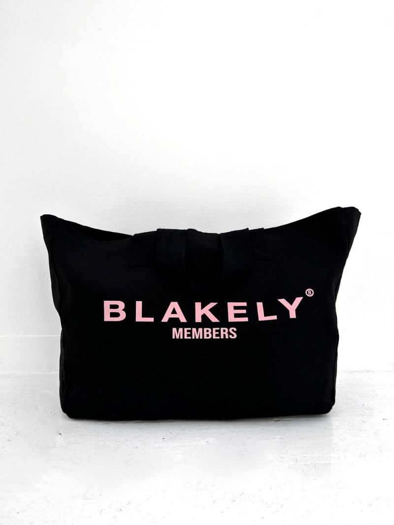 Black & Pink Blakely Members Tote Bag | HQXN-34978