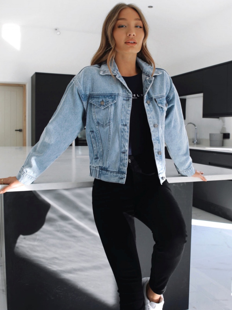 Blue Blakely Brooklyn Denim Jacket | HGTB-60493