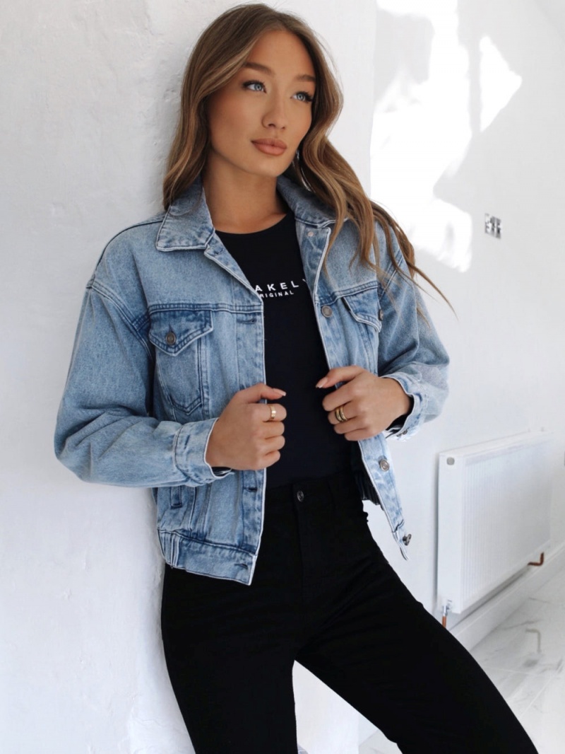 Blue Blakely Brooklyn Denim Jacket | HGTB-60493
