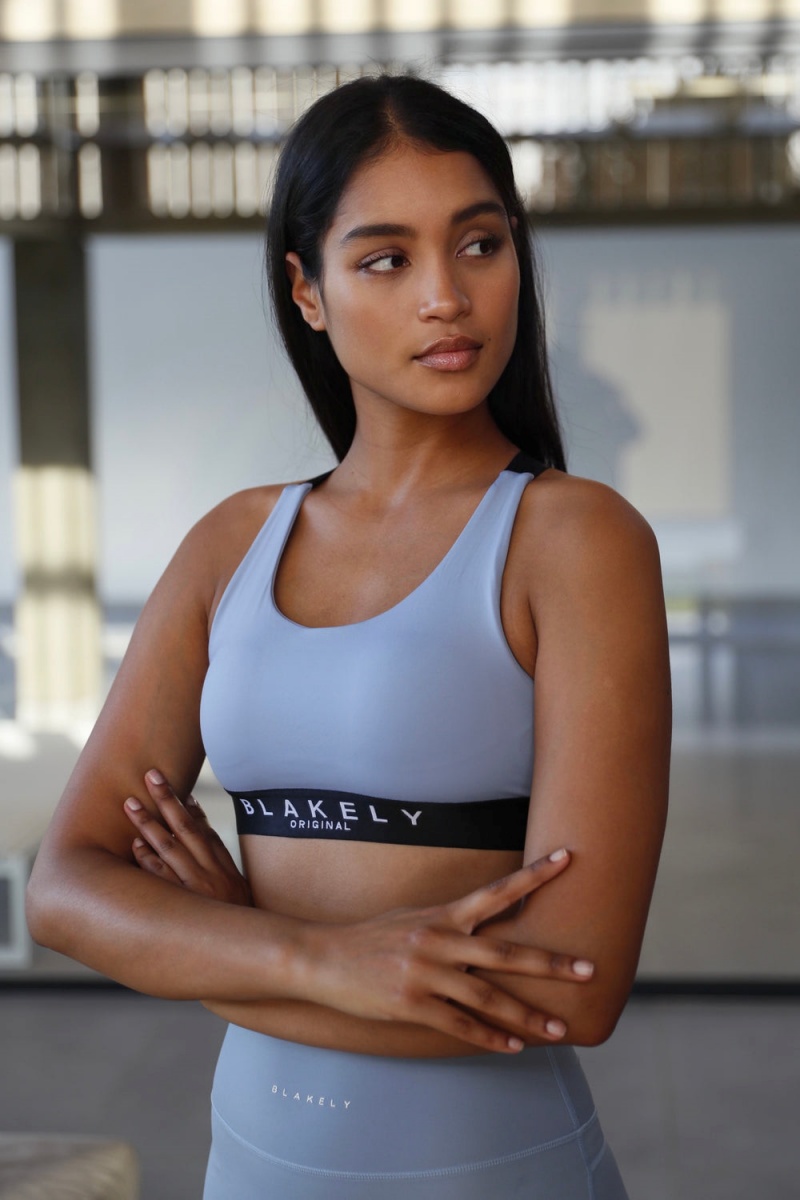 Blue Blakely Dina Sports Bra | GKXP-50987