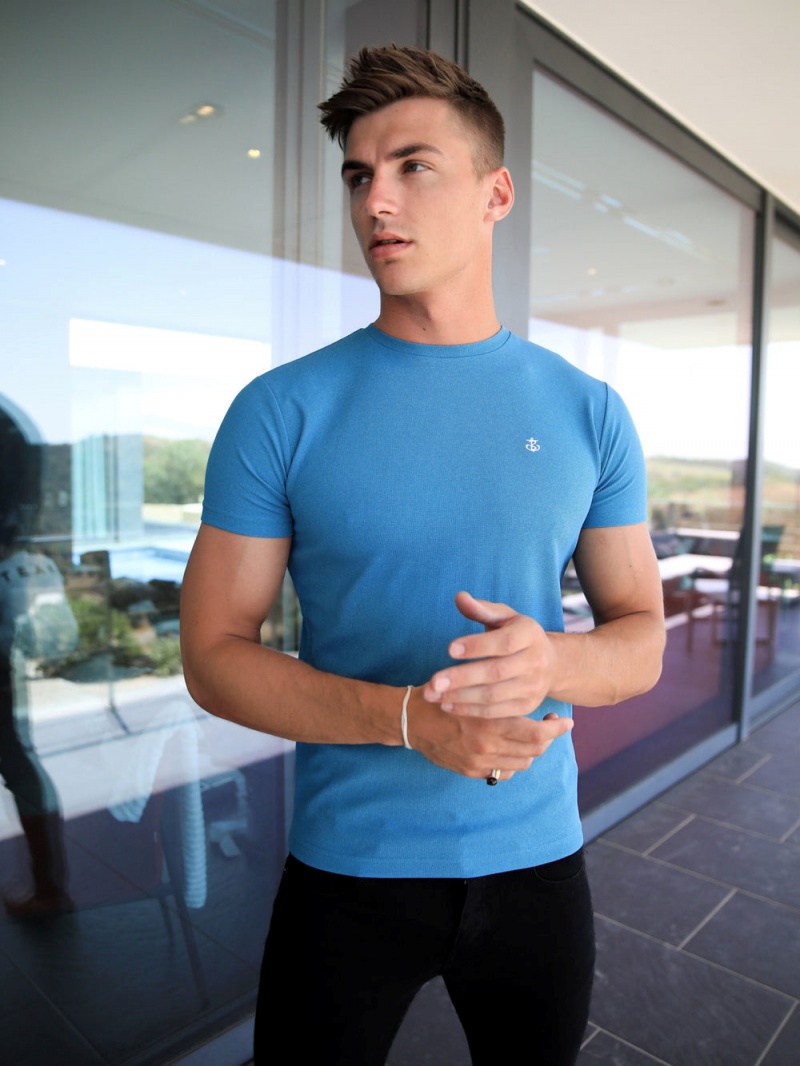 Blue Blakely Eli T-Shirt | TYWP-70354