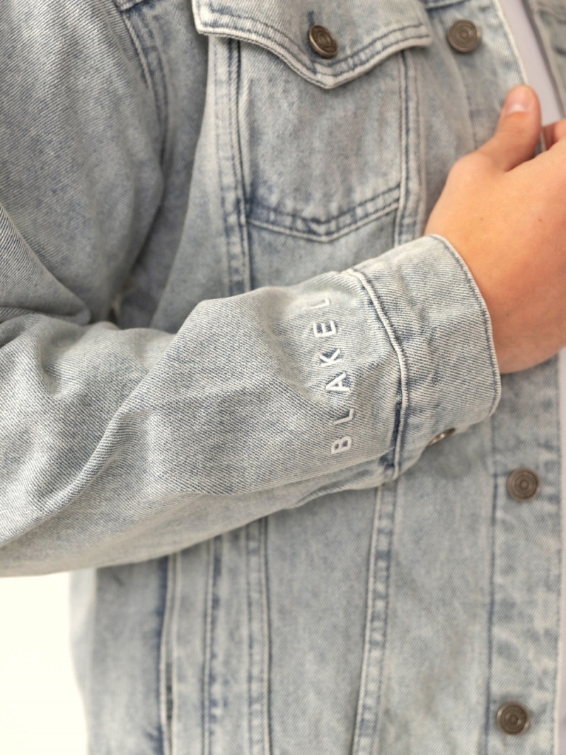 Blue Blakely Greenwich Denim Jacket | MHUN-35681