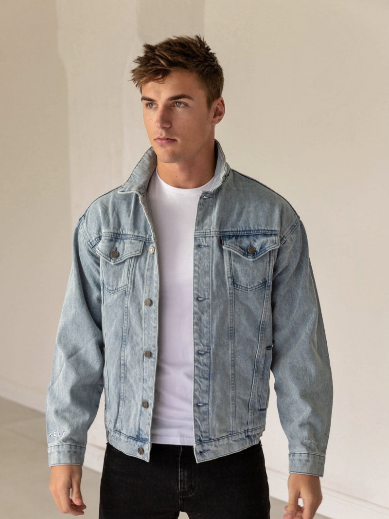 Blue Blakely Greenwich Denim Jacket | MHUN-35681