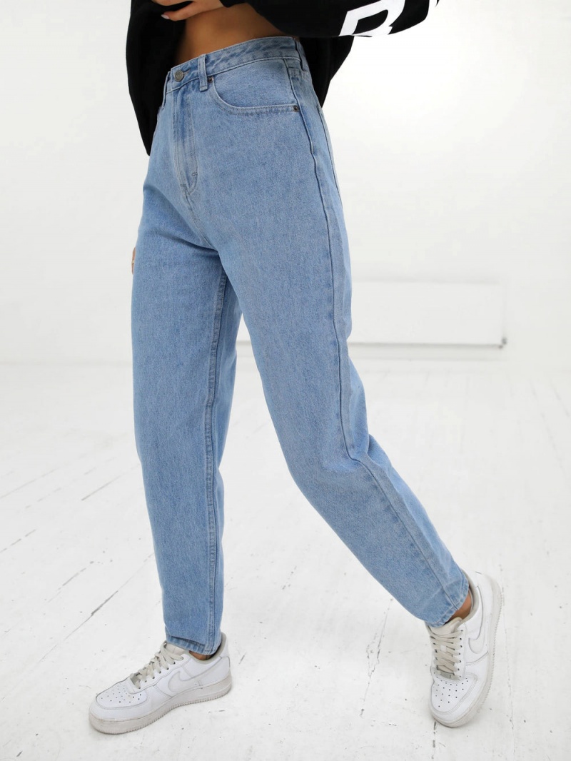 Blue Blakely Mom Jeans | JLSV-76321