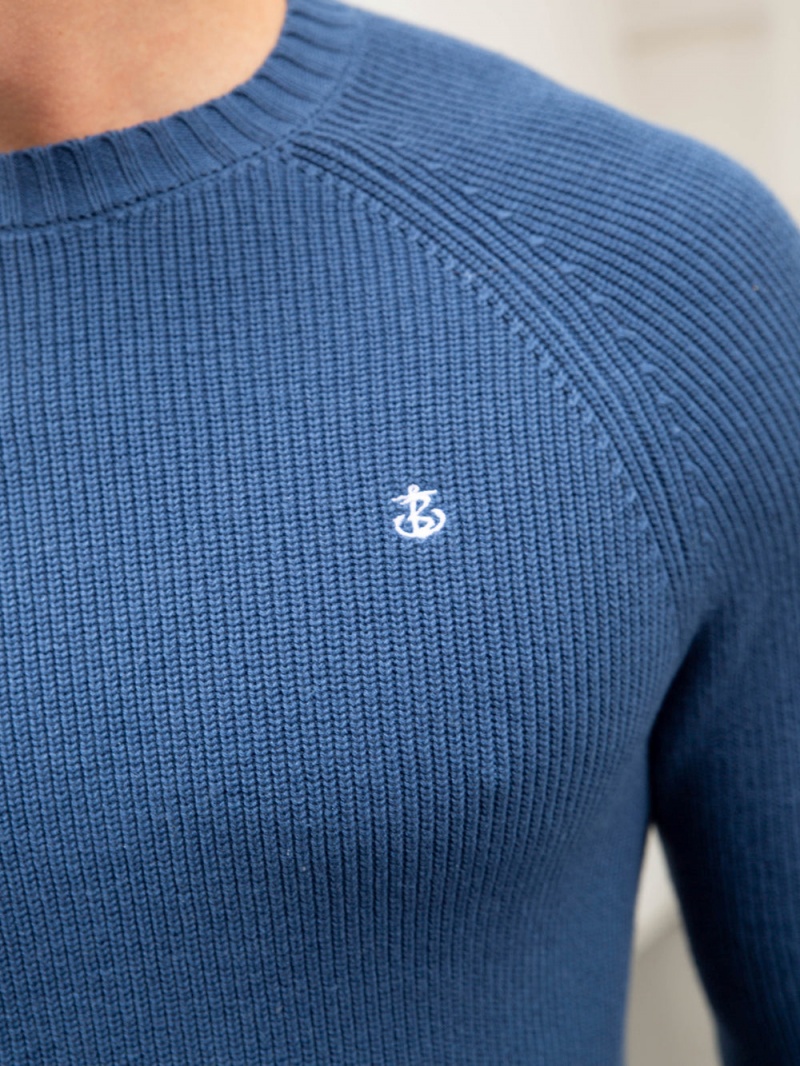 Blue Blakely Olton Knit Jumper | FGWK-50476
