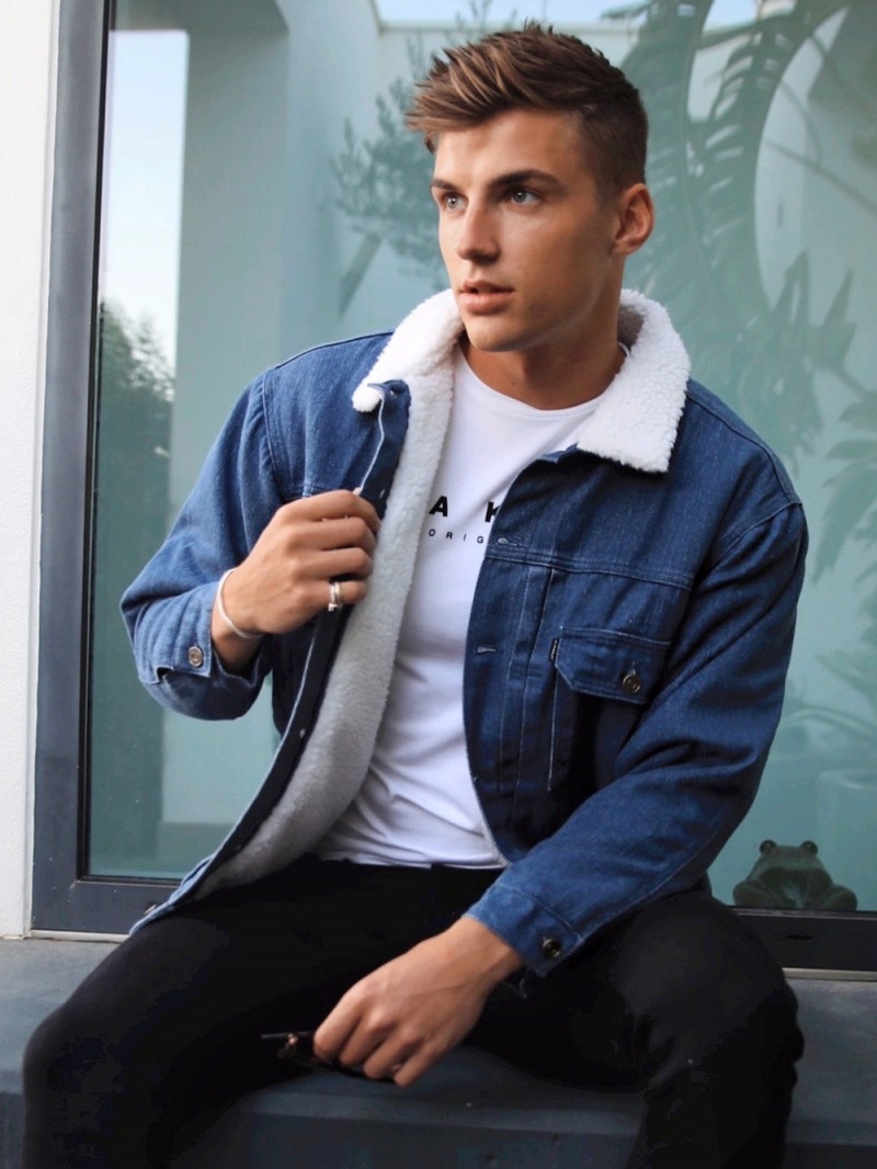 Blue Blakely Raleigh Denim Jacket | KLNZ-49257