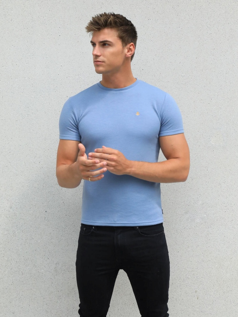 Blue Blakely Recco T-Shirt | OGAV-04812