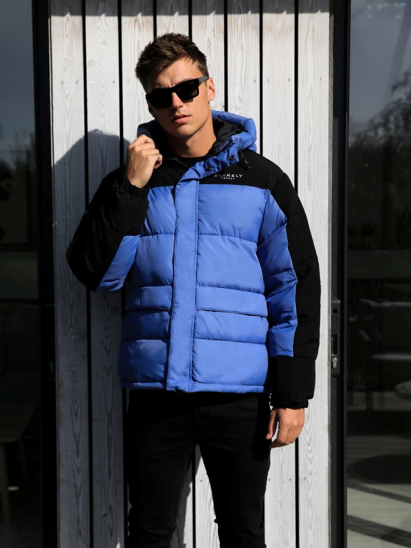 Blue Blakely Tampa Puffer Coat | NQCW-52916