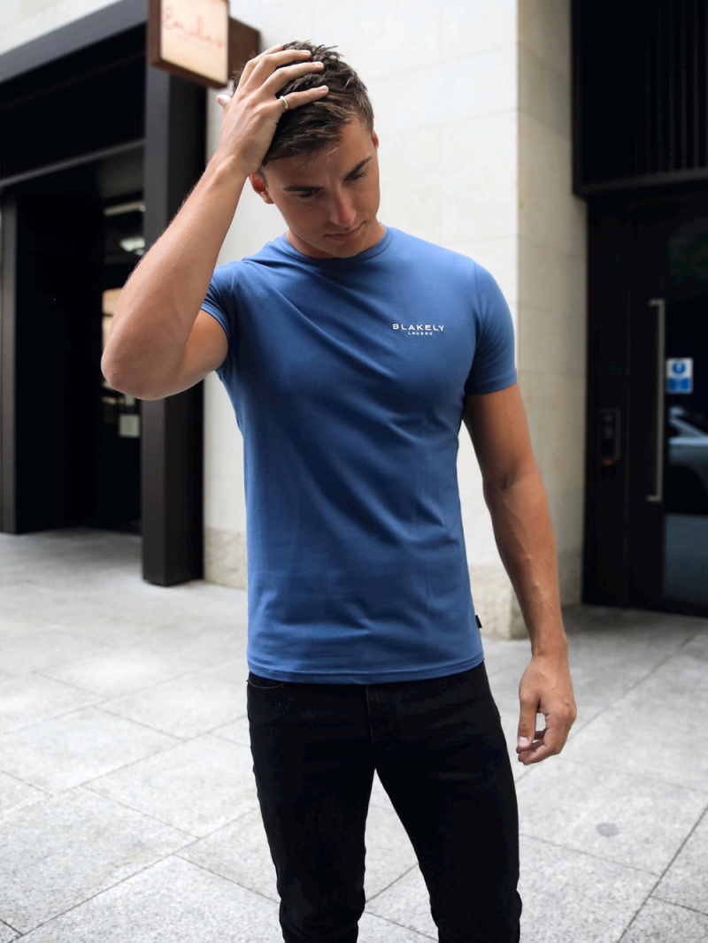 Blue Blakely Universal T-Shirt | LTIS-60392