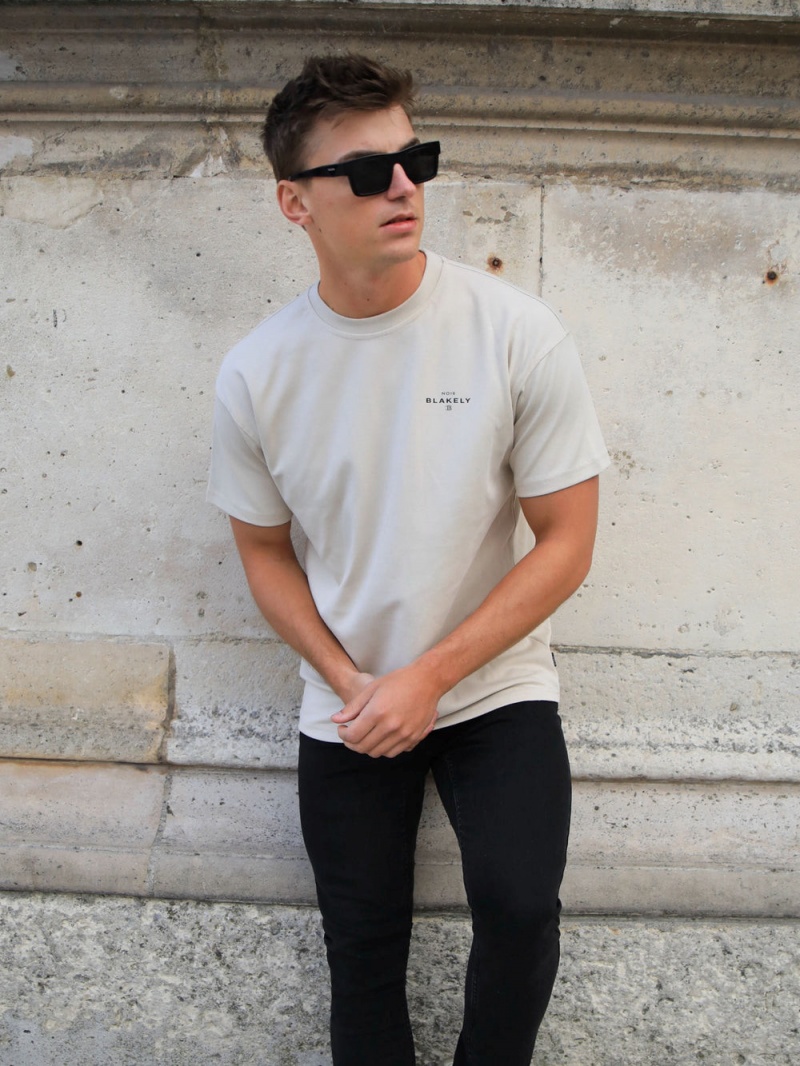 Bone Blakely Noir II Relaxed T-Shirt | KOJN-94836