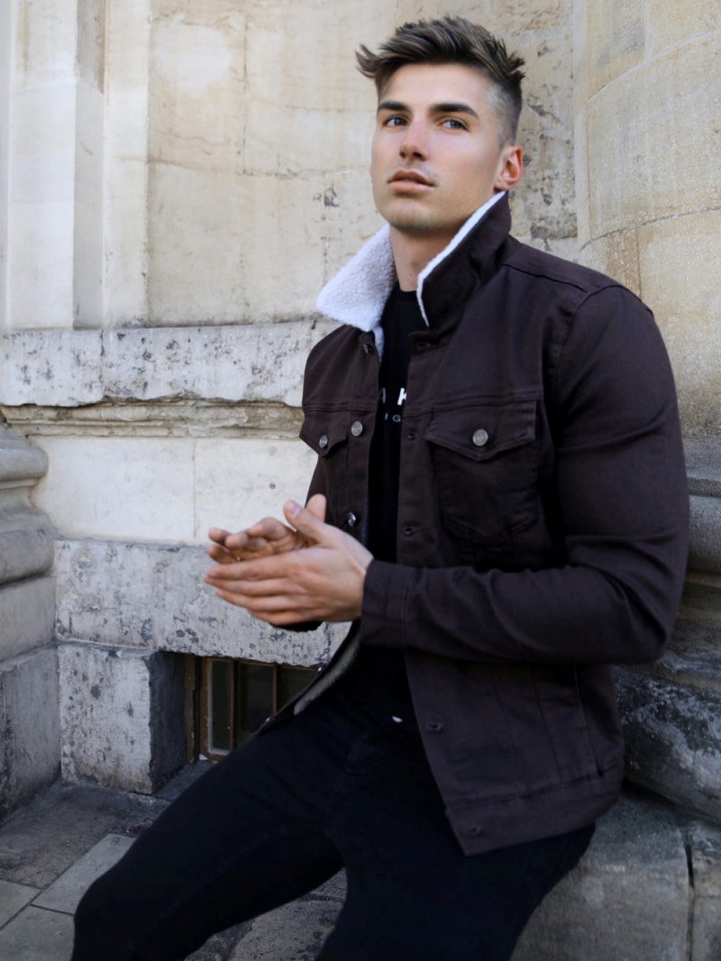 Brown Blakely Baltimore Denim Jacket | CGES-30291