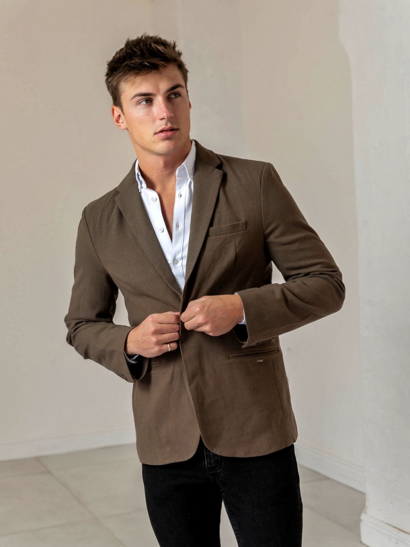 Brown Blakely Haywood Blazer | LKQD-89245